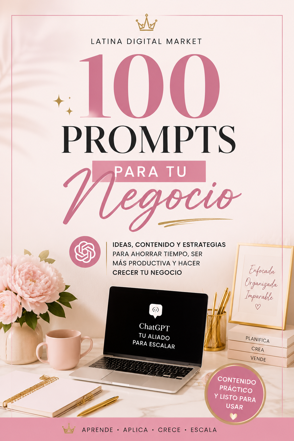 100 PROMTS de ChatGPT  Promoción de productos digitales